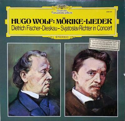 LP-Schallplatte DIETRICH FISCHERDIESKAU SVIATOSLA Hugo Wolf Morikelieder 2530584 DEUTSCHE GRAMMO 1975 Deutschland Klassik Gebraucht