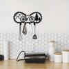 Heavy Duty Iron Bicycle Key Rack 11.8 Inch Wall Hook Bohemian Design Home Office Gift