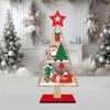 Natural Wood Festival Tree Sculpture Holiday Centerpiece Handmade Desktop Decoration For Christmas Gatherings And Gifts
