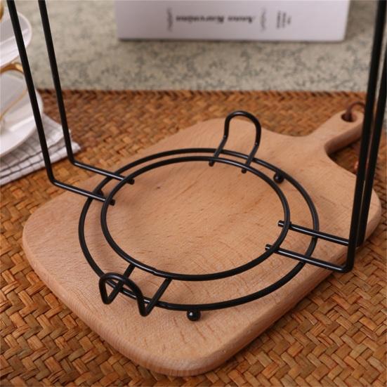 Anti-rust Mug Holder Universal Wrought Iron Ergonomic Design Novelty Mug Stand Household Supplies
