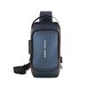 Men's Anti-Theft USB Chest Sling Bag