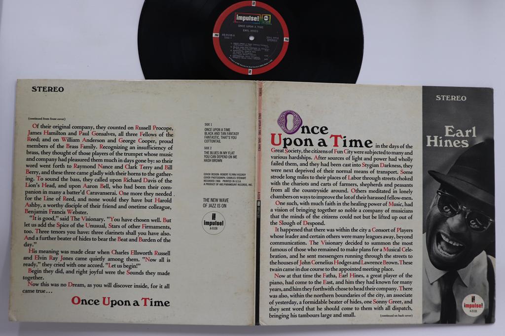 LP Record EARL HINES - Once Upon A Time AS9108 IMPULSE 1972 US Jazz Used