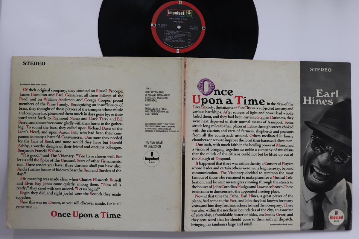 

LP Record EARL HINES - Once Upon A Time AS9108 IMPULSE 1972 US Jazz Used