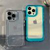 Transparent Shockproof Hard Acrylic Case For iPhone 16 15 14 13 12 11 Pro Max Plus 12 Mini 13 Mini Silicone Bumper Clear Capa