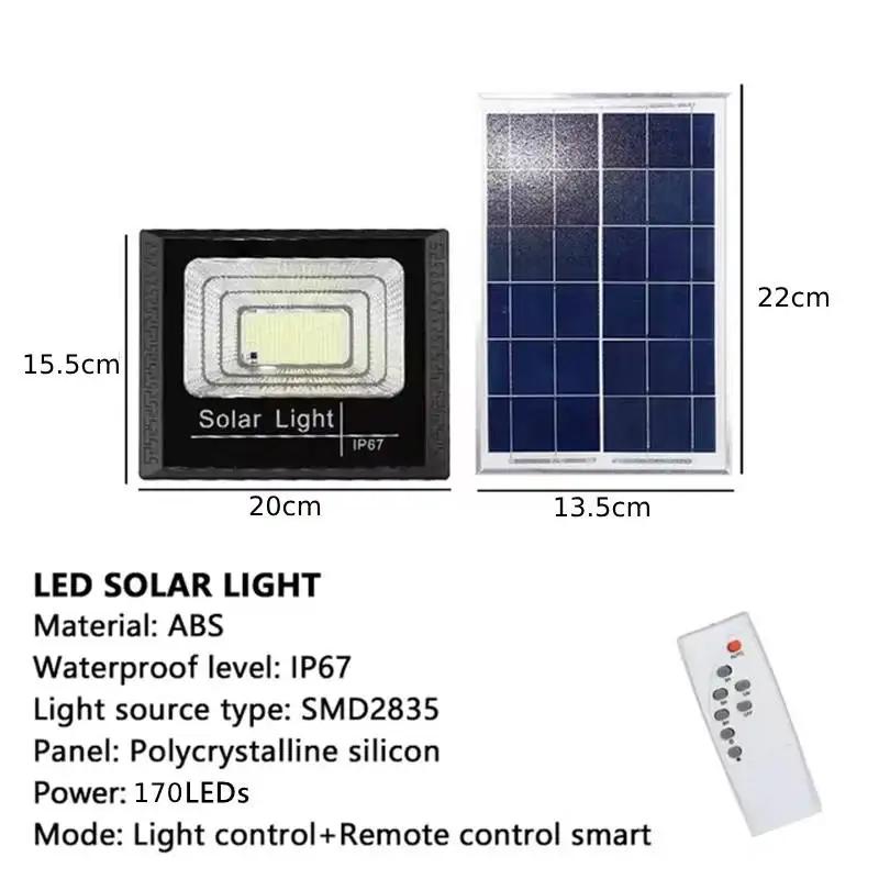 NEW 50-200W Solar Flood Lights with Remote Control Outdoor IP67 Waterproof Solar Powered Spotlight Solar Reflector Wall Lamp Hot