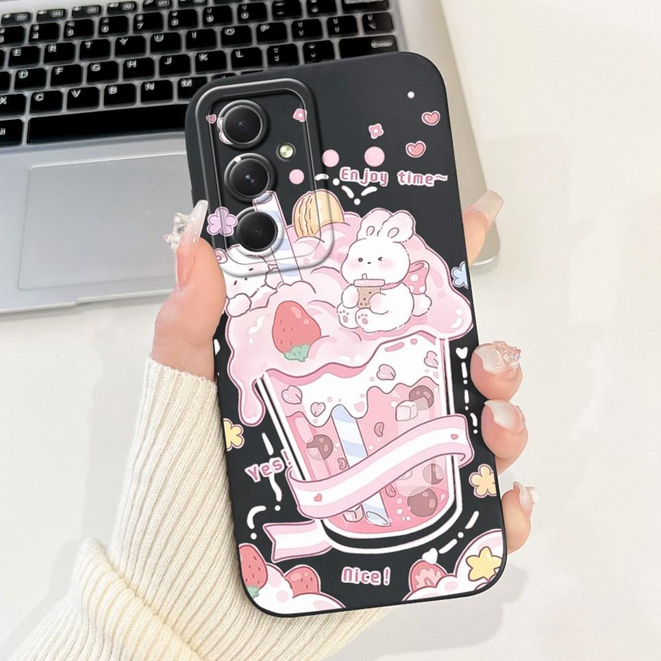 Case For Samsung Galaxy A55 A56 A54 5G Phone Cases Samsung A52 A52s A51 A53 Soft Silicone Cartoon Back Cover Camara Protection