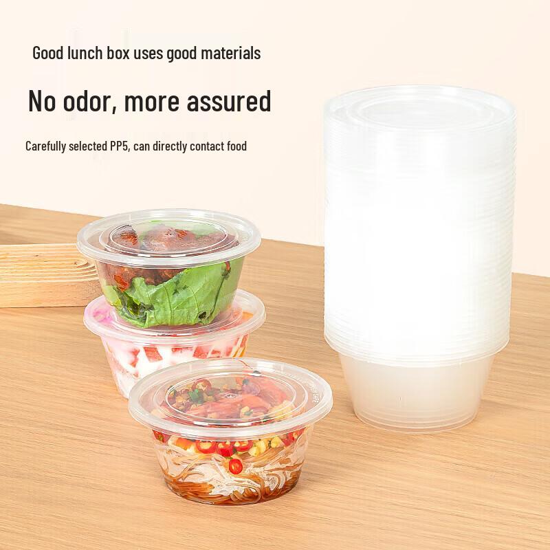 Disposable Transparent Meal Boxes with Lids
