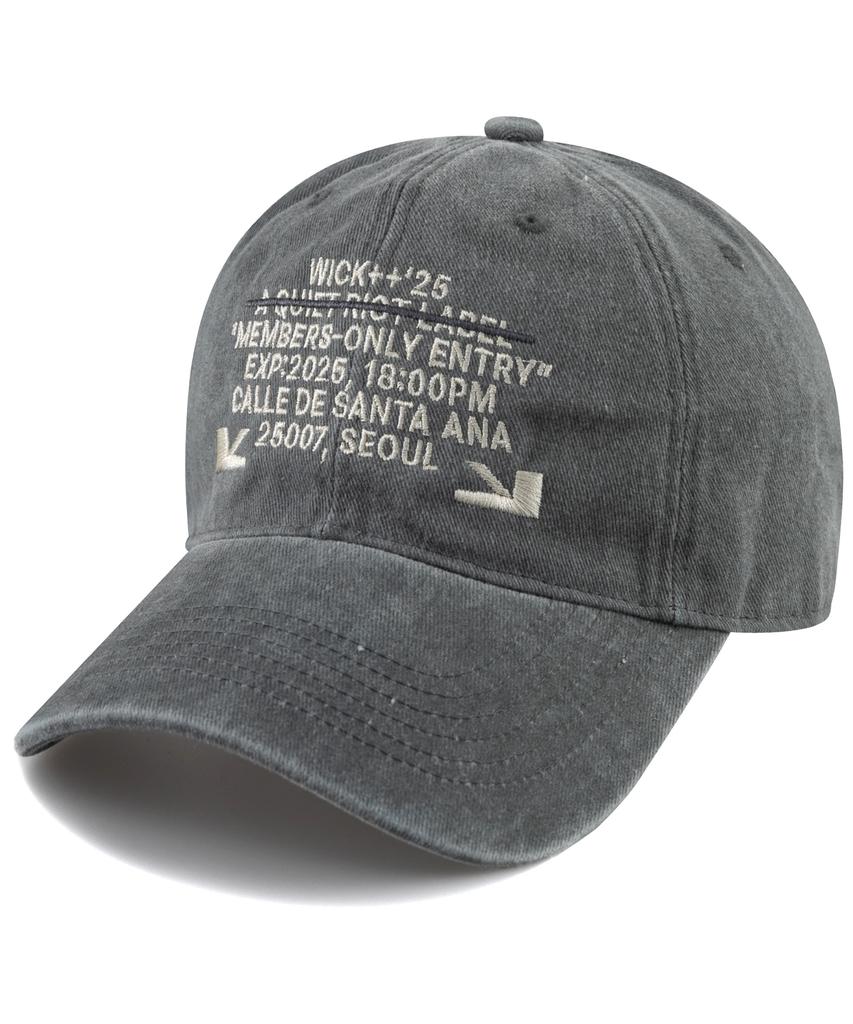 Wig 25007 Seoul Stone Washed Ball Cap