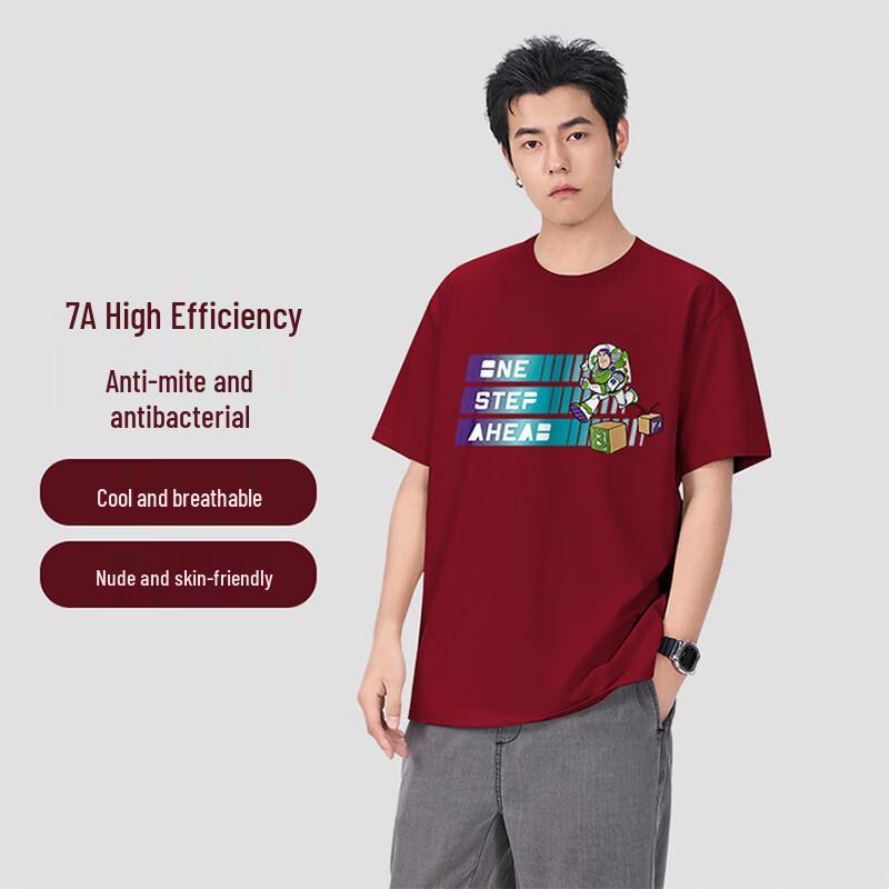 MINISO Мужская антибактериальная футболка из коллаборации с Disney M