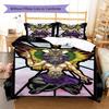 Satan Symbol Pattern Bedding,Quilt Set Quilt Cover Pillowcase Home Birthday Gift (1 * Duvet Cover + 2 * Pillowcase, Without Core)