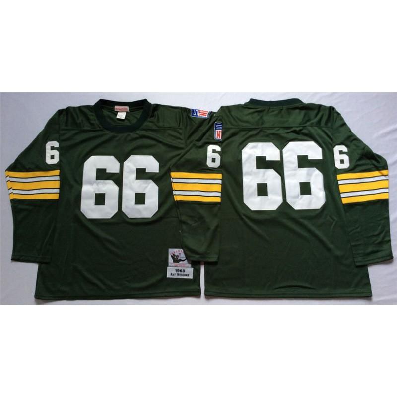 Green Bay Packers NFL Retro Jersey Men Women Cotton Blend Sports Fan Apparel Size S To XXXL