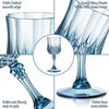 Plastic Wine Glasses Vintage Goblet Reusable Drinkware Plastic Wine Glasses for Baby Shower Wedding Reception Grand Event Party