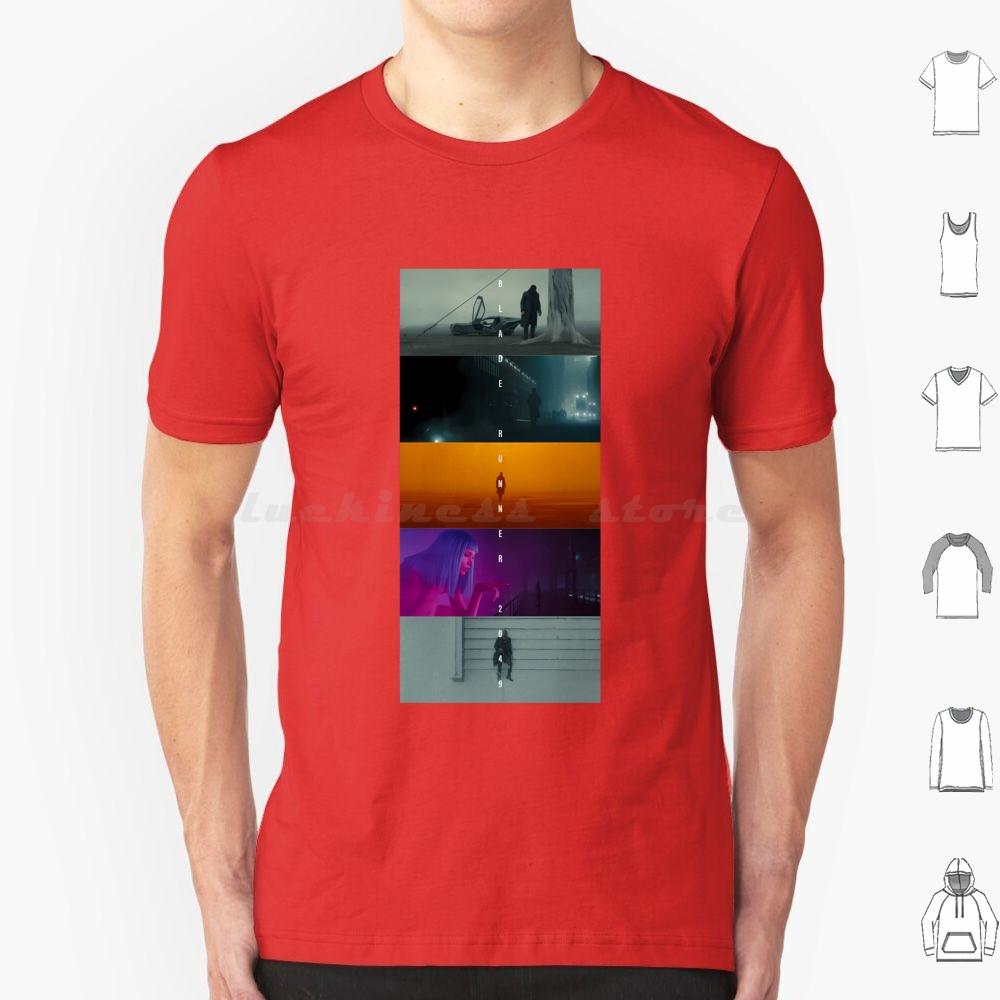 2049 Vertical T Shirt Big Size 100 Cotton Movie 2049 2049 Film Ryan Gosling Harrison Movies Sci Fi Blade Joi Denis Villenueve