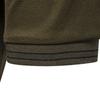 Men's T-shirt With Stand Up Collar And American Flag Sticker Large Size Half Zip Collar And Short Sleeves