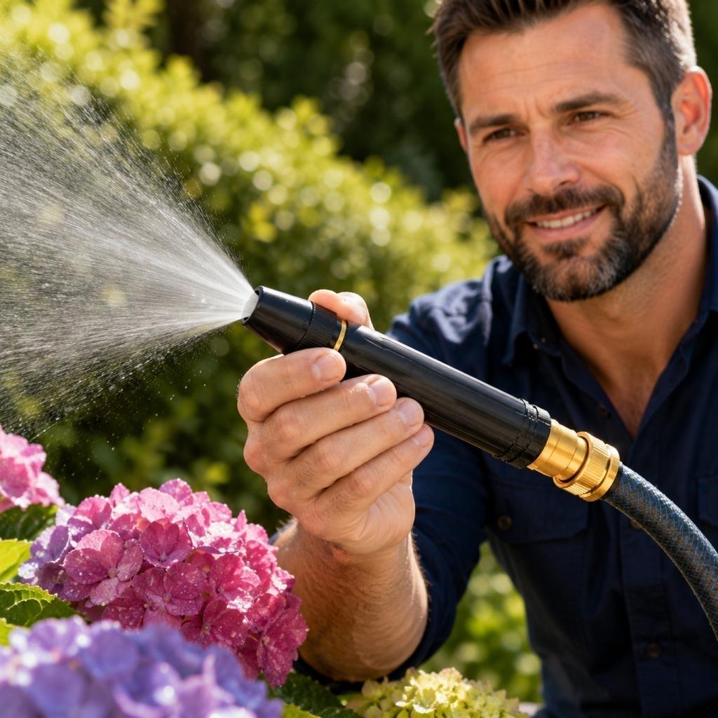 High Pressure Car Wash Water Gun Booster Nozzle Hose Connector Set for Garden Watering Balcony Cleaning Sanitary Spray Gun Plastic Version