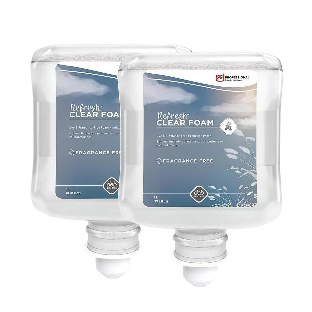 SC Johnson Hand Soap Refill 1L 2-Pack Clear Foam