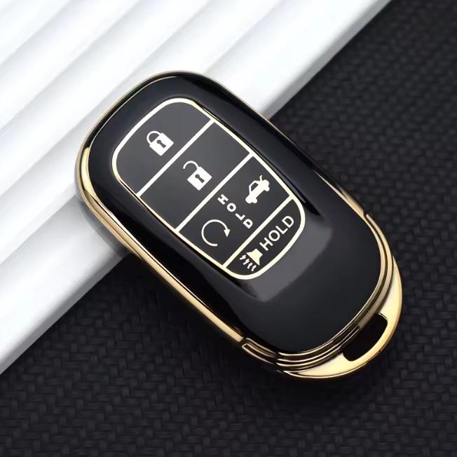 Mode Auto Fernbedienung Schlüsselanhänger Abdeckung Hülle Halter Schale für Honda Civic Accord HR-V CR-V CRV 2022 2023 Schlüsselanhänger Schutz Zubehör