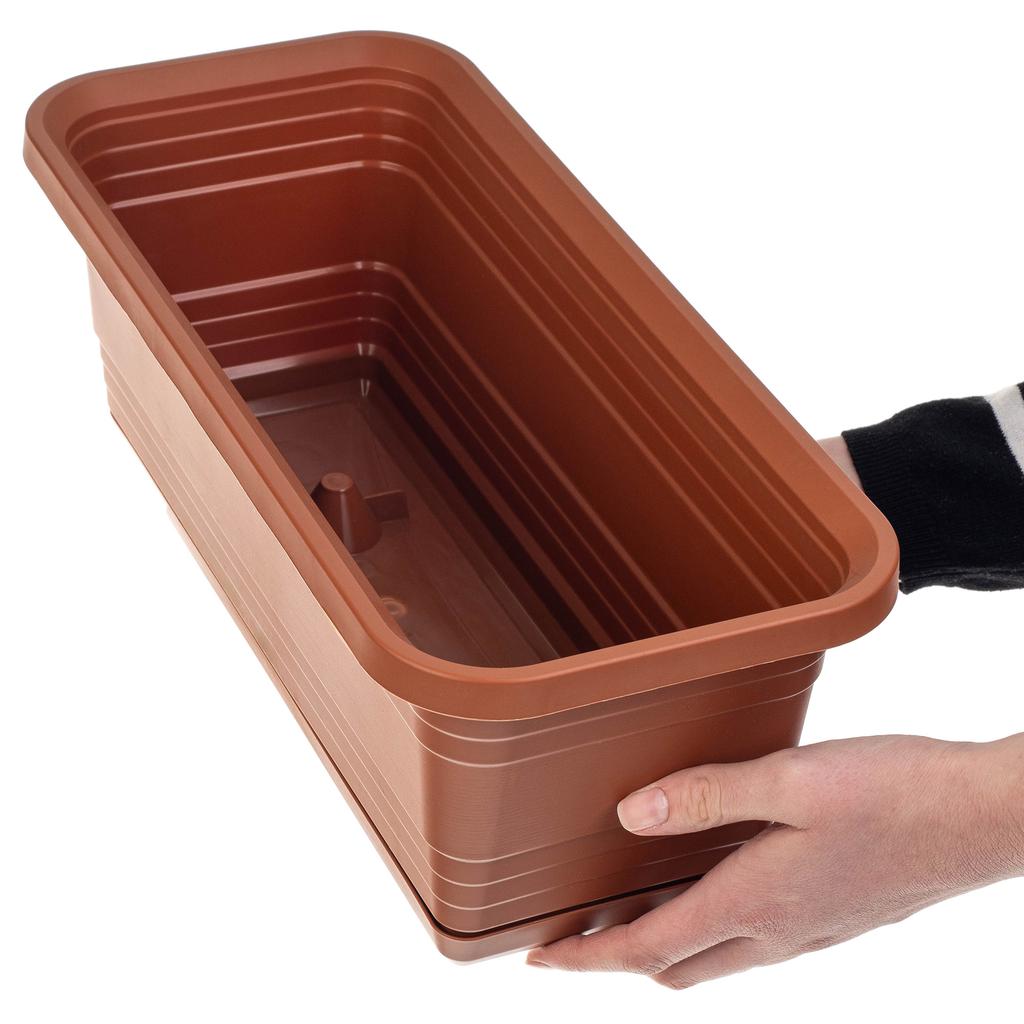 KADAX Balcony Flowerpot Flower Box + Stand