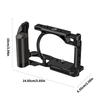 Camera Expansion Frame Cage with Comfortable Wood Grip and Multiple Mounting Point for ZR Photography Accessories