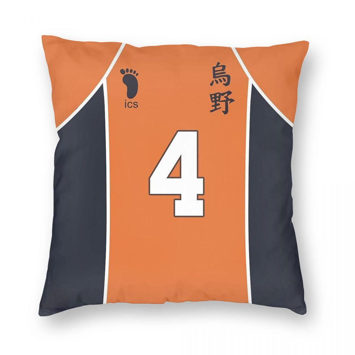 Юу Нисиноя Хайкюу Подушка-чехол квадратная Полиэстер Лен Бархат Креативная на молнии Чехол для подушки Подушка для кровати 30cmx30cm