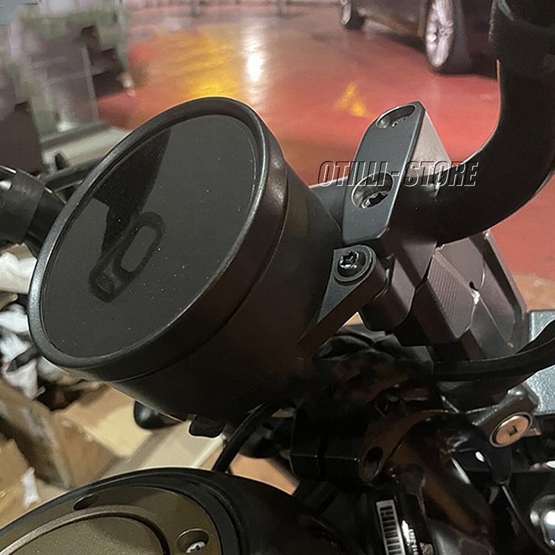 Motorbike Handlebar Relocator Set For Sportster S 1250 RH1250 1250S 2021 2022 2023 Handle Bar Riser Offset Black Aluminum