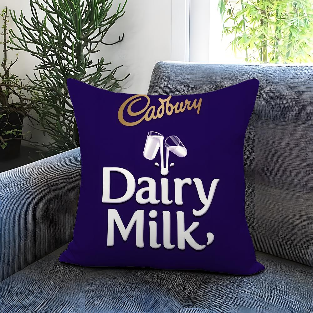 Hot C-CCadbury Cushion Cover Comfortable Reversible Pillow Cover Ideal for Car Sofa Bedroom & Beyond