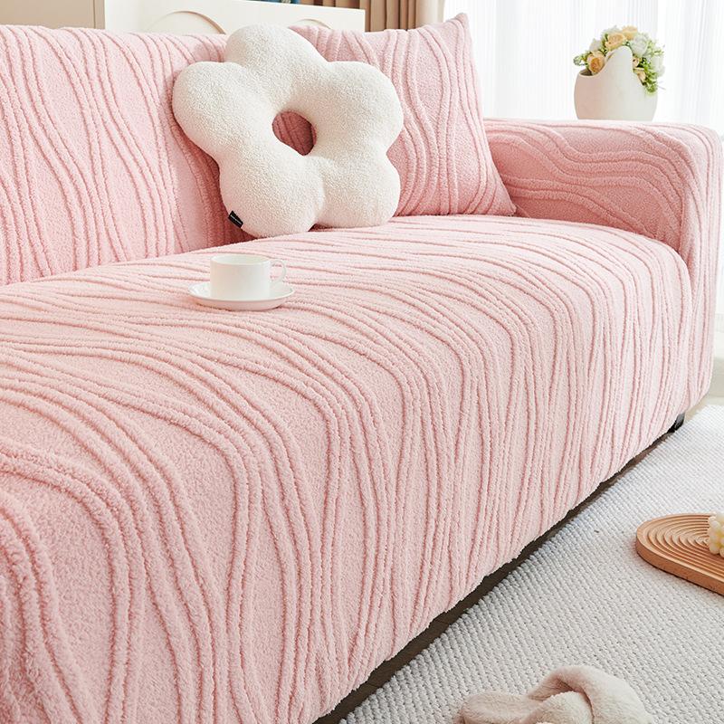 

Осенне-зимний чехол для дивана Всеобъемлющий Универсальный Цельный Утолщенный Плюшевый Двухслойный Нескользящий и Пыленепроницаемый Эластичный Чехол для Дивана 70*90cm