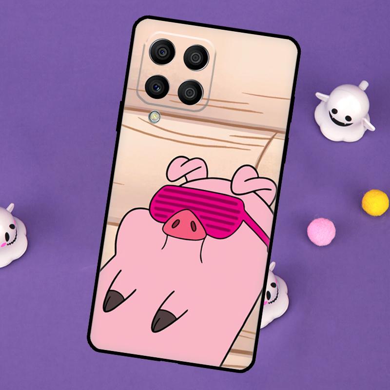 Cartoon Pig Cover For Samsung Galaxy M11 M51 M31 M33 M13 M23 M53 M15 M55 M14 M34 M54 M20 M32 M52 Case