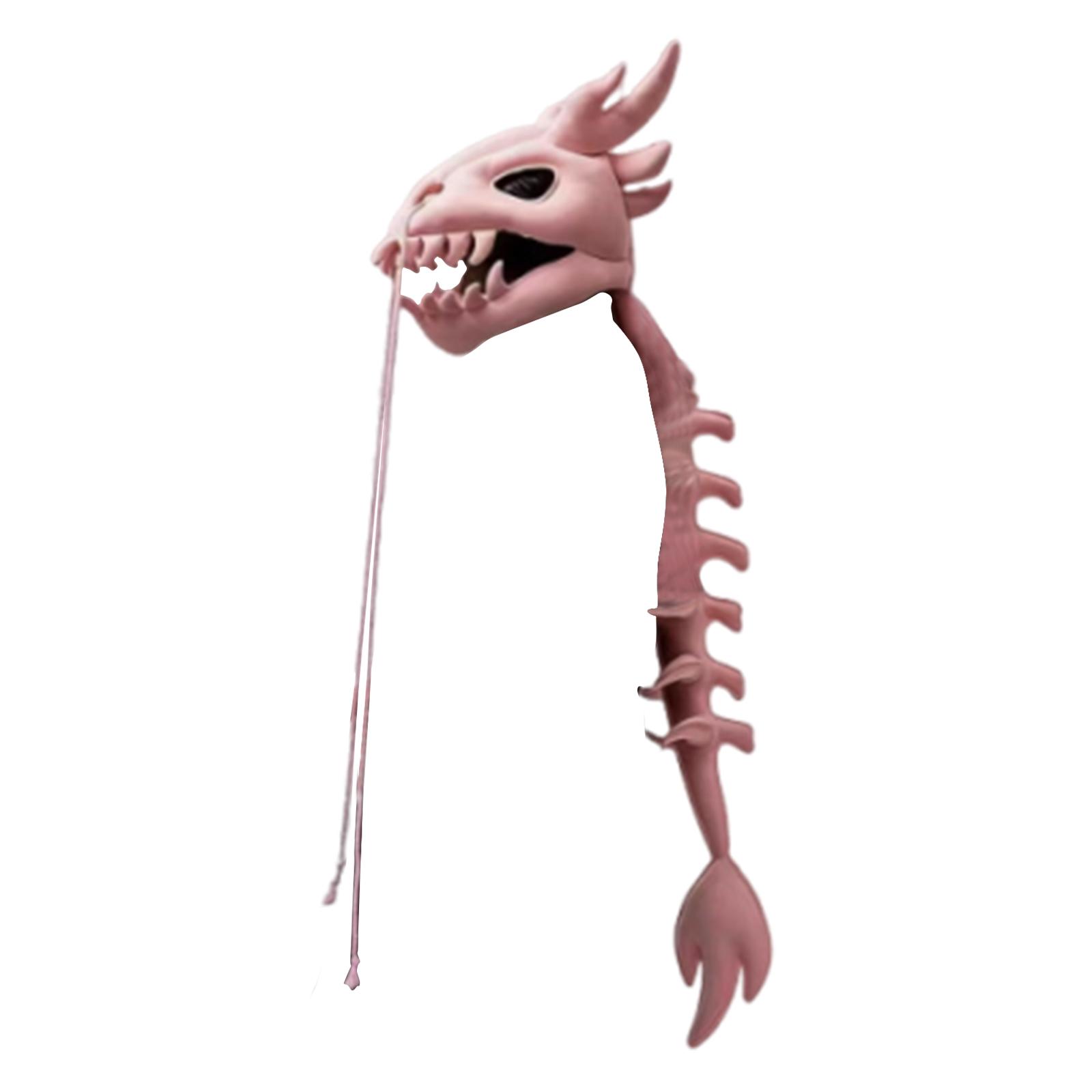 Кукла-шлем с головой китайского дракона, Ручная работа автора S розовый