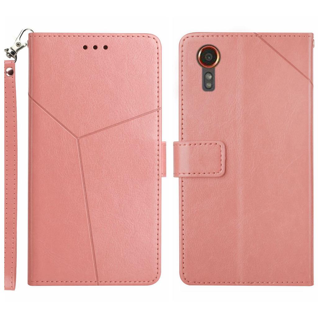 HT01 For Samsung Galaxy Xcover7 Wallet Leather Case Protective Phone Cover