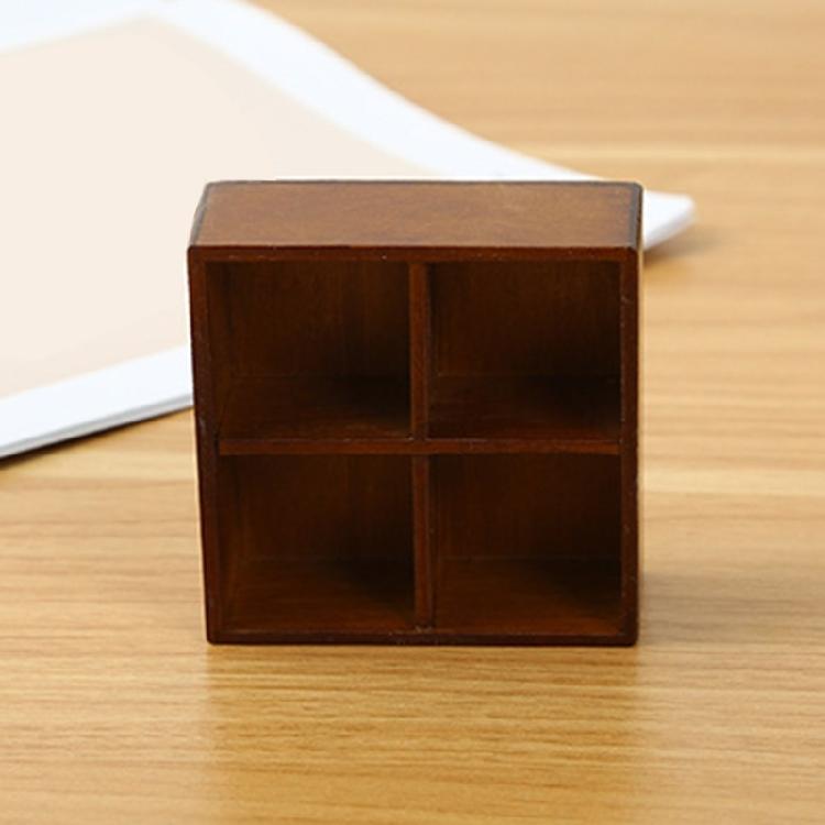 Dollhouses Furniture 1/12 Scale Wooden Display Cabinet Sideboard Model for Miniature Project Decoration and Collectors