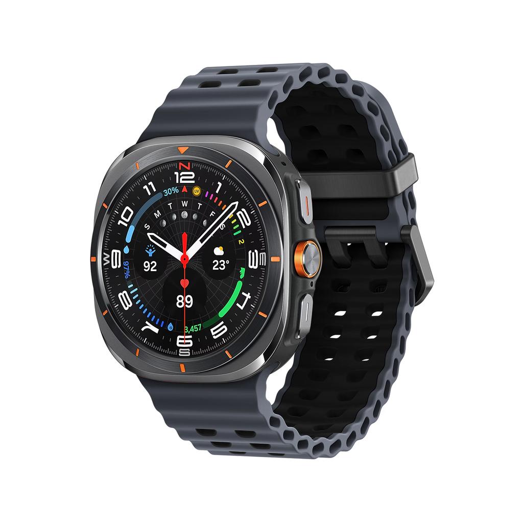 Marine Band For Samsung Galaxy Watch ultra Strap 47mm Accessories Two color Sport silicone Bracelet Galaxy Watch 7 ultra Straps