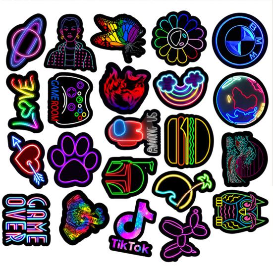Neon Lights DIY Fine Laptop Stickers Multi-functional Workmanship