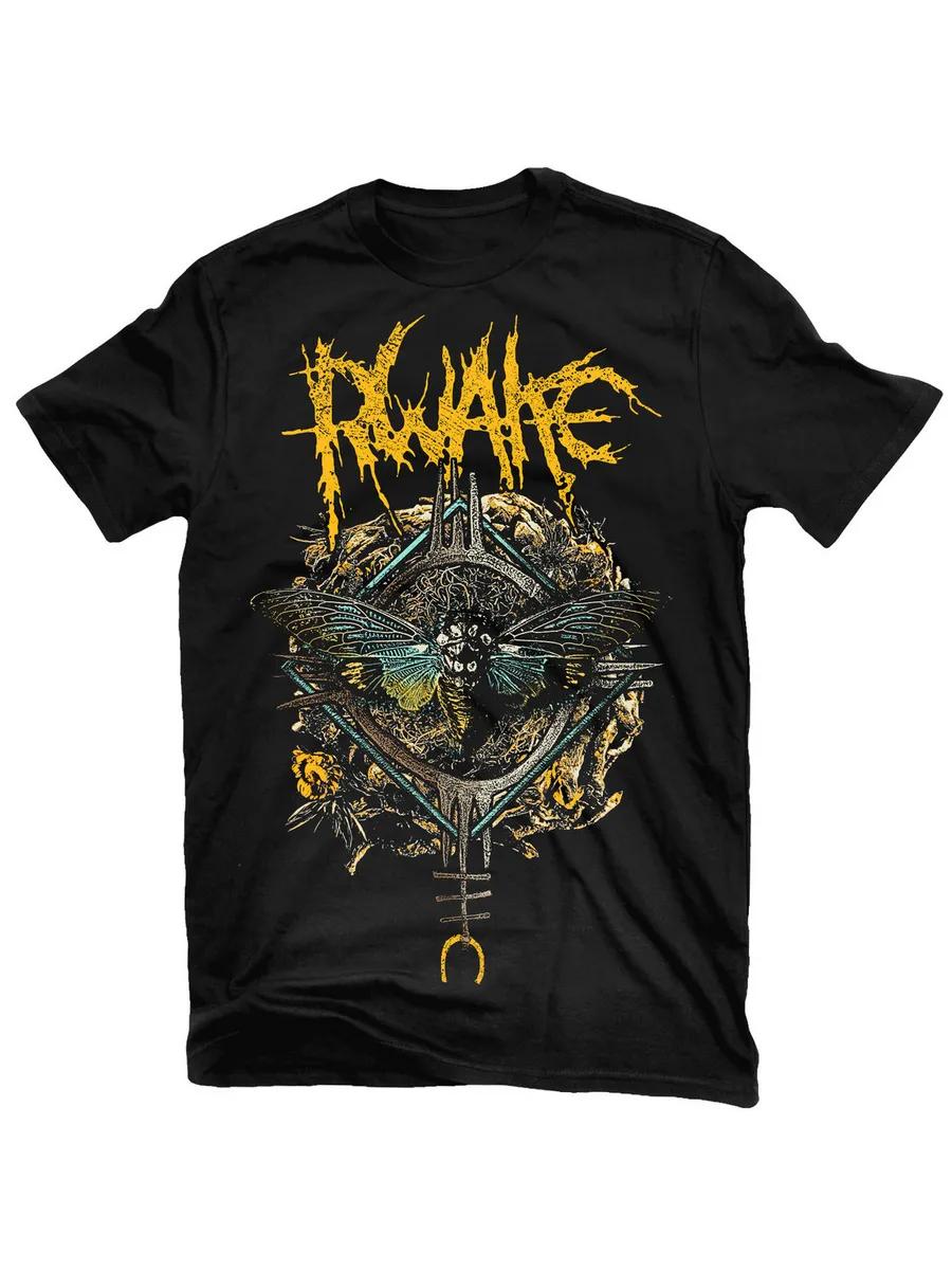 

Men s Rwake Graphic T-Shirt, 100% Cotton Crew Neck Short Sleeve Tee, Casual Summer Top for Daily Wear and Gift L