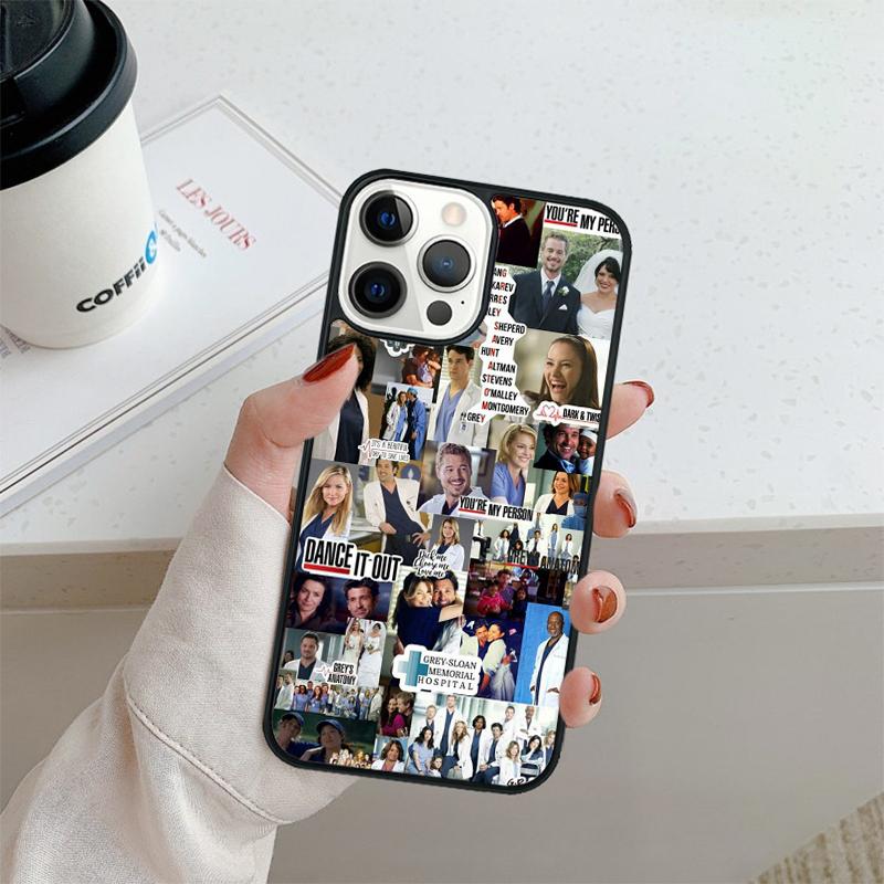 Greys Anatomy Collage Handyhülle Für iPhone 17 Air 16 16e 15 14 plus 11 12 13 pro max Hülle Cover coque