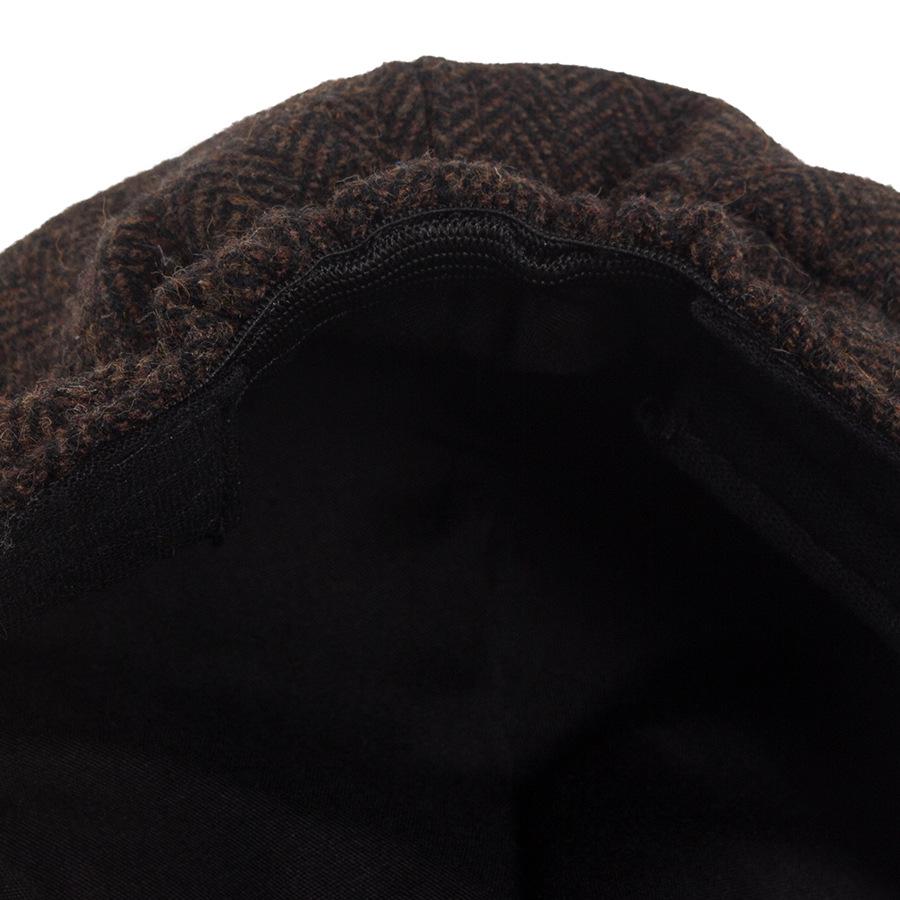 Men's Wool Felt Newsboy Cap: Herringbone Octagonal Beret for Fall/Winter