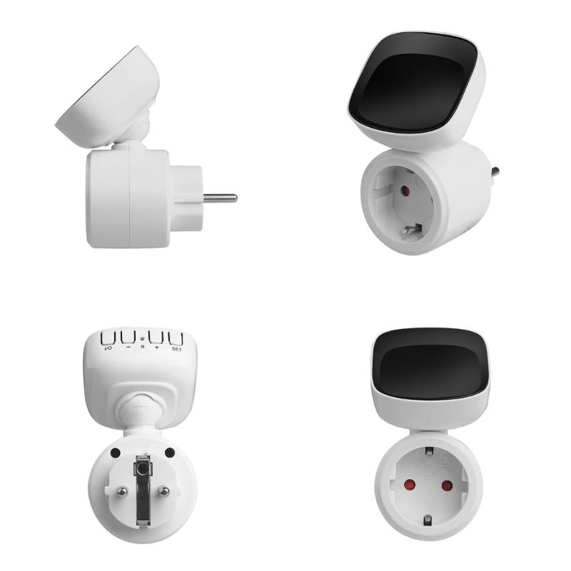 Rotating Screen Digital Timer Intelligent Power Socket Electronic Digital Timer Switches Replacement Socket Enduring