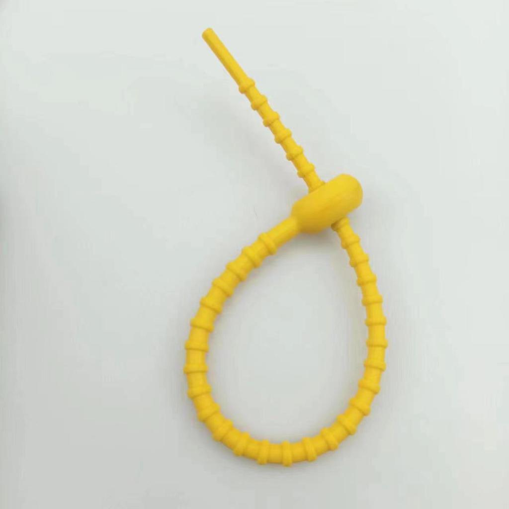 Tadpole Silikon-Kabelbinder: Bunte Schlüsselanhänger-Accessoires und -Bänder für DIY-Pakete