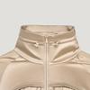 adidas Soft Lux Lightweight Woven Upf50+ Short Zip Loose Long Sleeve Sun Protection Top Women Tops KX0219