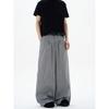 Kisko Summer Thin Pleated Plaid Wide-Leg Casual Pants for Men and Women, American-Style High-End Loose Vintage Pants