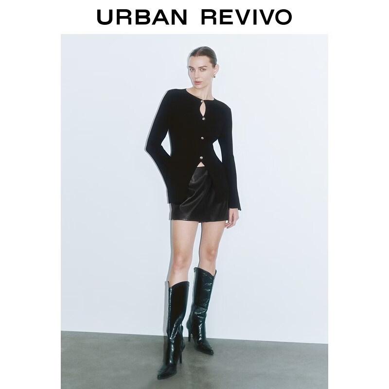UR2026 Women s Chic PU Shorts XXS