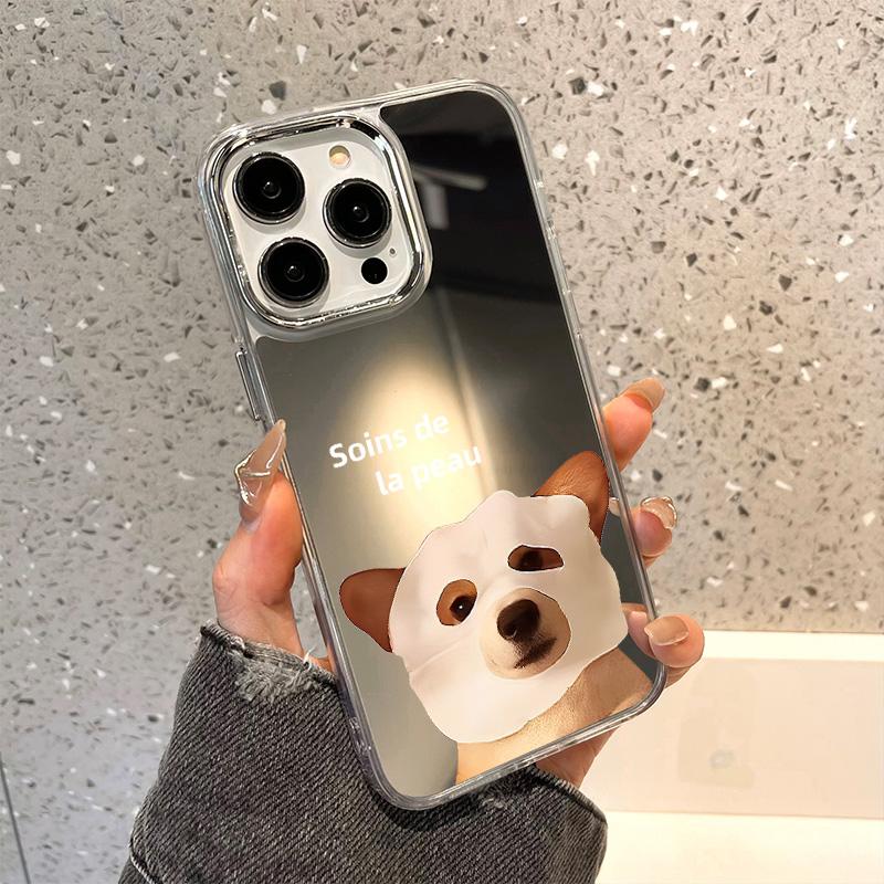 Mobile Phone Cases for iPhone 11 13 XR 15 Pro Max 12 14 Pro Max Case iPhone 16 XS Max Mirror Protective Case Mirror Exquisite Cartoon Waterproof