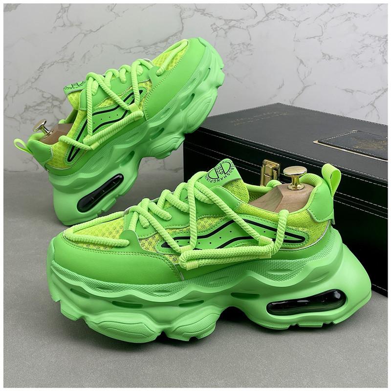 New Mens Chunky Fashion Sneakers Casual Shoes Man Breathable Sport Shoes New Comfortable Walking Running Tennis Shoes for Male