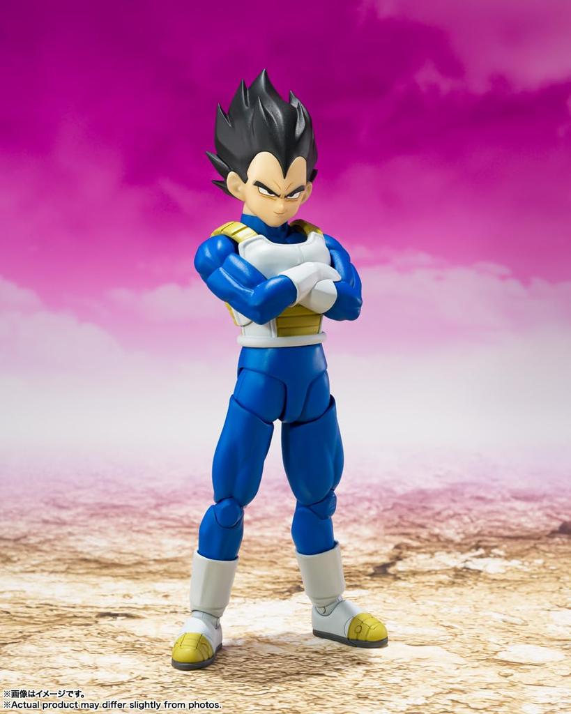 TAMASHII NATIONS Dragon Ball DAIMA Vegeta 140mm PVC ABS Painted Movable Figure S.H.Figuarts -DAIMA- Approx. &
