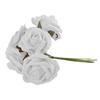 0Pcs Wedding Flowers Foam Roses Artificial Bride Delicate Colorfast Candy