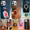 Singer R-Rauw Alejandro Cosa Phone Case For iPhone 17 16 15 14 13 12 Pro Max Plus for Magsafe Mirror Wireless Magnetic Cover