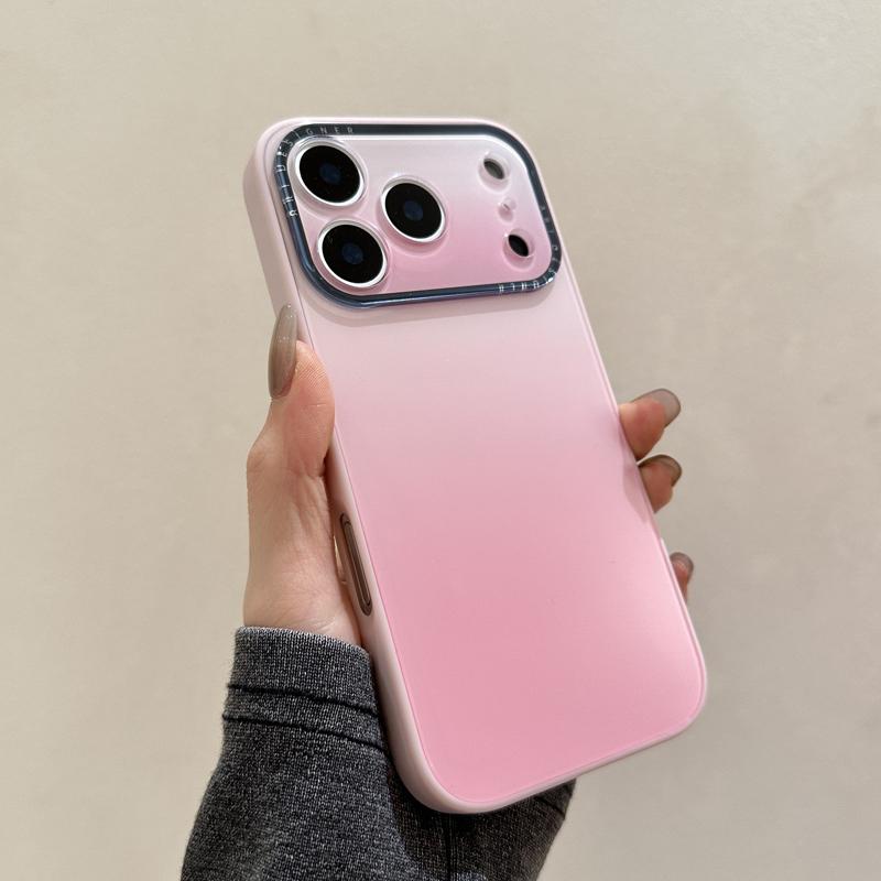 

Чехол для IPhone17 16 15 14 13 Pro Max Градиентный Тактильный Акриловый Трафаретная Печать Жесткий Силикон Ударопрочный Задний Чехол For iPhone 17