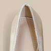 Rhinestone Square Head Fairy Wind Bow Rhinestone One-word Strap High Heels Women's Thick Heel Single Shoes Middle Heel Mary Jane Girl