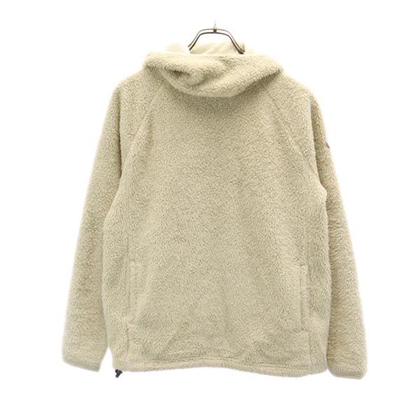 BURTON snow board Long sleeve Pullover Boa Fleece jacket XS Logo Ski Hood Men's Used