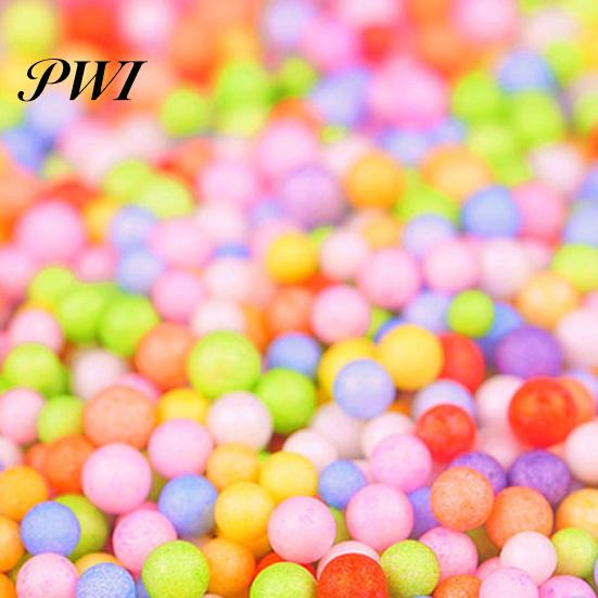 Palline di Perline Mini Sfuse Decorative per Artigianato Fai da Te in Polistirolo Multicolore
